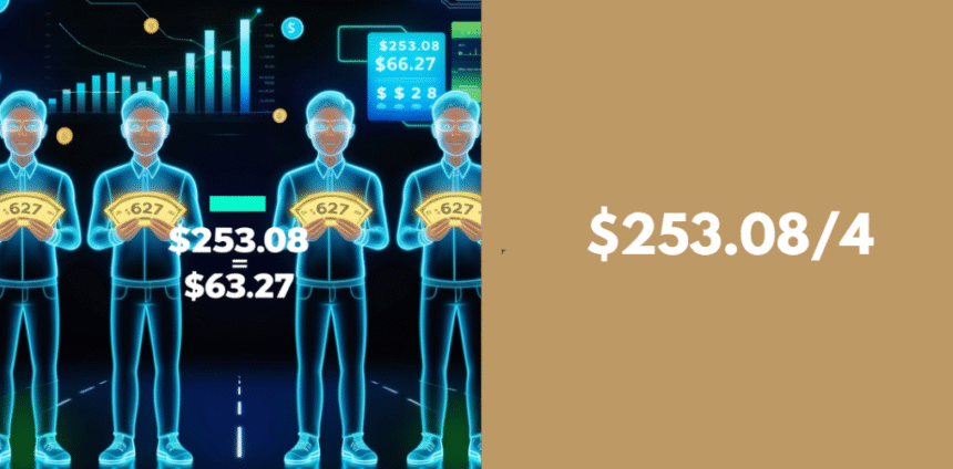 $253.08/4