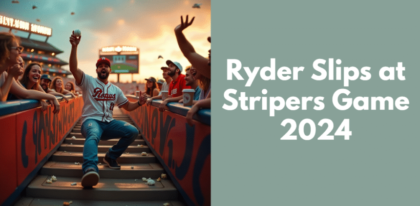 Ryder Slips at Stripers Game 2024